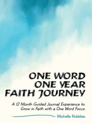 cover image of One Word One Year Faith Journey